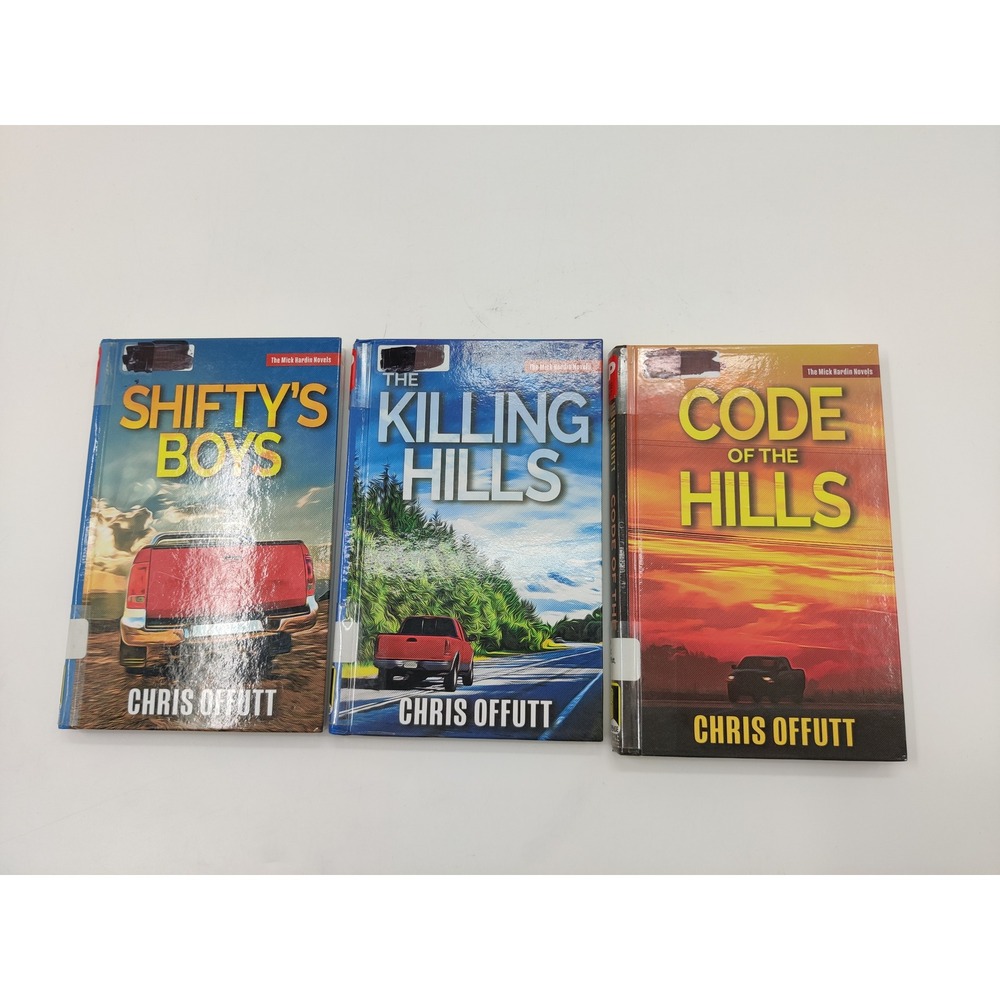 Chris Offutt Mick Hardin Novels Trilogy Large Printโ Hardcover Books 1-3 Bundle